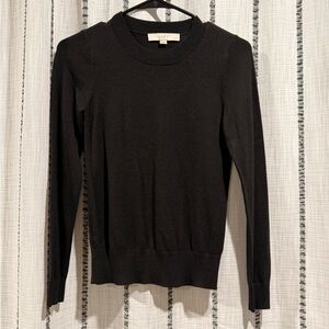 🦋 3/$15🛍️ LOFT Black Fine Knit Sweater